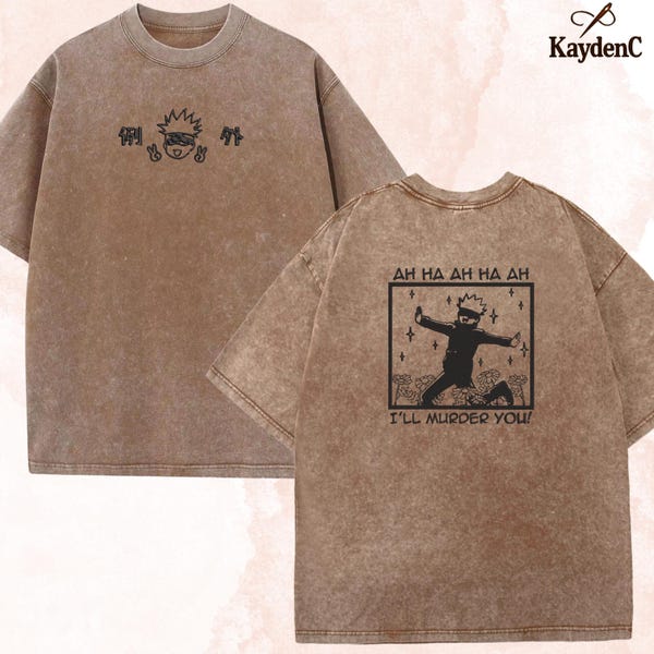 Embroidered Anime Shirt: Sorcery Battle, Limitless Cursed Technique Design, Gifts for JJK Lovers