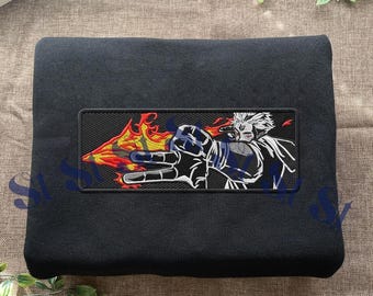 Embroidered Anime Sweatshirt: King of Curses - Malevolent Shrine Cursed Technique, Christmas Gifts for JJK Lovers