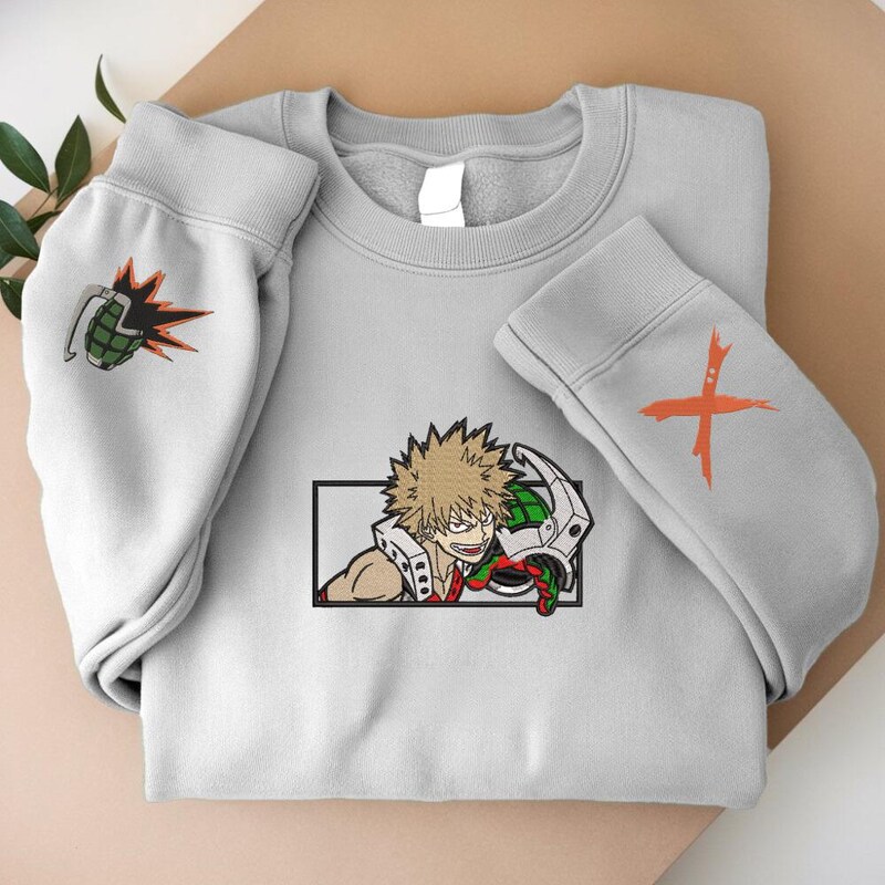 My Hero Academia Katsuki Bakugou Cosplay Hoodie Sweatshirt Pullover