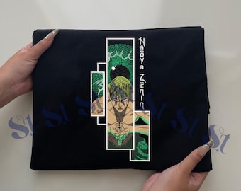 Embroidered Anime Sweatshirt: Cursed Technique - Dashing Slap/Fist Design, Christmas Gifts for JJK Lovers