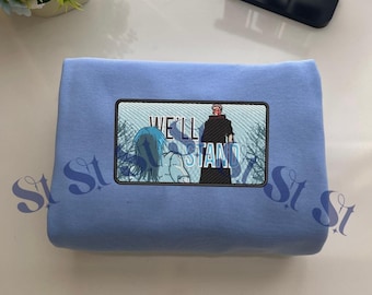Geborduurd anime-sweater: Cursed Womb - Death Paintings hoodie, cadeaus voor JJK Lovers