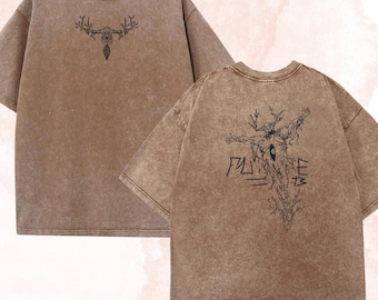 Embroidered Anime Washed Shirt, Future Devil Tshirt, Devil Hunter-Inspired Design, Debiru Hantā Pullover, Christmas Gifts for Anime Lovers