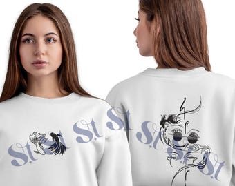 Embroidered Anime Sweatshirt: Limited Cursed Technique -  Six Eyes Hoodie, Gifts for JJK Lovers