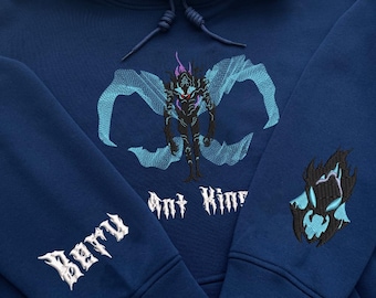 Embroidered Anime Sweatshirt: The Ant King Design