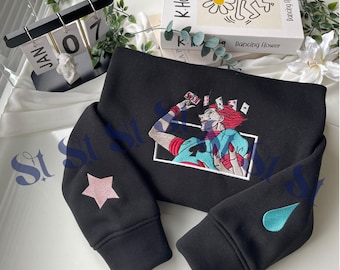 Geborduurd anime-sweater: Skill Hunter - Bungee Gum Hoodie