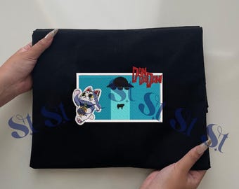 Embroidered Anime Sweatshirt, Alien and Ghost Hoodie, Turbo Grandny Shirt, Spiritual Smash-Inspired Design, Christmas Gifts for Anime Lovers