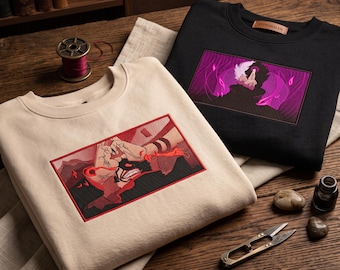 Embroidered Anime Sweatshirt: Cursed Technique, The Greatest Sorcerer in History and Modern Times Design, Gifts for JJK Lovers