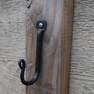 Hand Forged Steel J Hooks