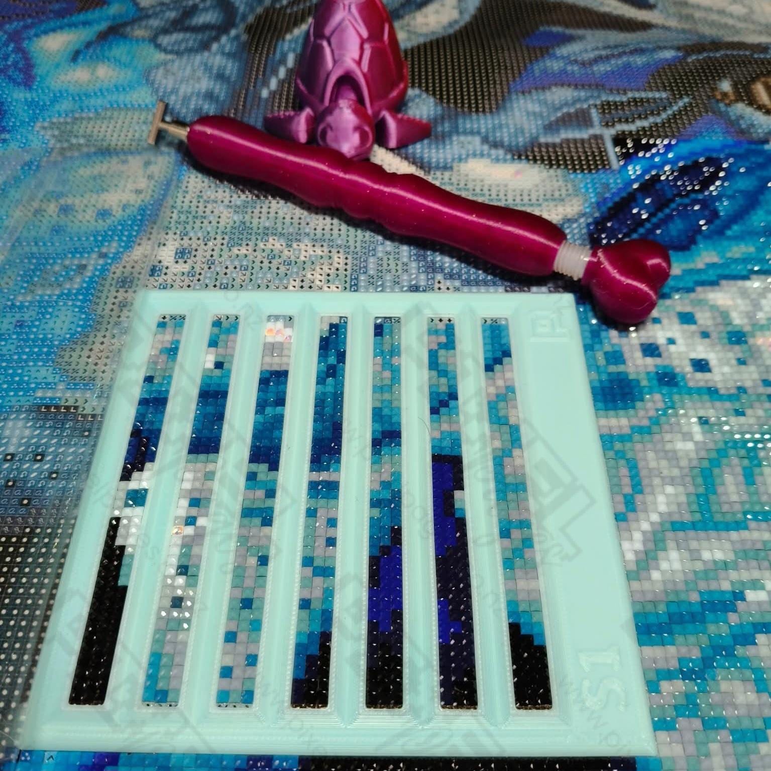 Ruler For Diamond Art, Ruler Diamond Dot Drill Alignment Tool, DIY