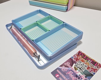 Pixel Palettes 6pc Diamond Drill Tray Nest – Space Saving Storage