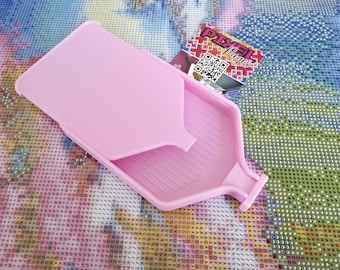 Stackable Diamond Painting Trays – With Lid and Stopper - Solid Colour