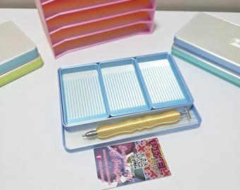 Pixel Palettes 5pc - 3 Medium Tray Caddy - Diamond Drill Tray Nest