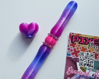 Diamond Painting Pen - Threaded ends - Bling Lavender