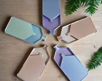 Rainbow Diamond Painting Tray Set – Stackable Craft Storage, 5 Pack
