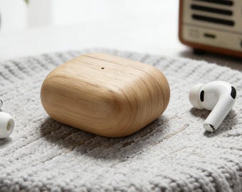 Mother's Day Gift, Custom Wood AirPods Case, Personalized Protective Earpods Cover,Airpods Pro Case,Birthday Gift