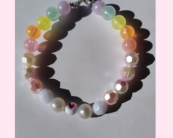 Heart Rainbow Bracelet