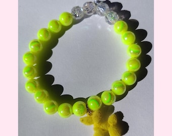 Yellow Balloon Dog Bracelet