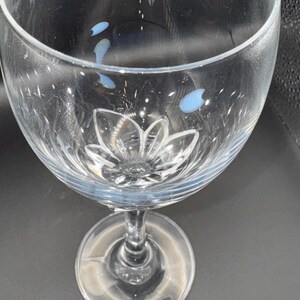 Set of 5 Crystal Wine Glasses, Water Goblets