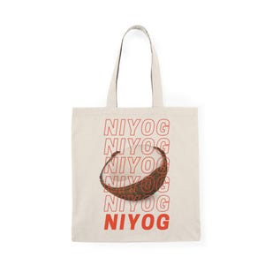 Filipino Tote Bag Cotton Street Style Tote for Foodie Grocery Bag Reusable Shoulder Bag Farmers Market Tote Coconut