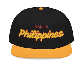 Filipijnse hoed Filipijnse honkbalhoed Vintage Snapback Streetwear kleding Filipino Pride Pinoy