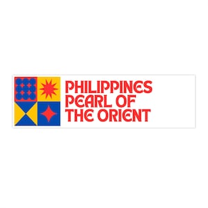 Philippines Bumper Sticker Travel Decal Car Sticker Filipino Sticker Philippines Souvenir