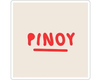 Pinoy Pride-klistermärke, filippinsk vinyldekal