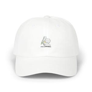 Filipino Hat Dad Filipino Gift Idea Unique Gift Fun Retro Hat Flower Sampaguita
