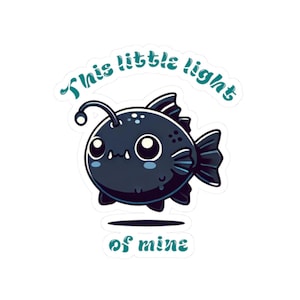 Naklejka This Little Light of Mine Anglerfish