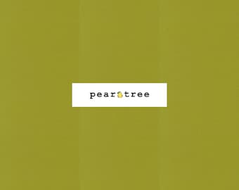 May include: A solid green background with the text "peartree" in black font.