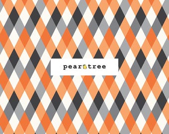 Diamonds Orange by Riley Blake Designs | Riley Blake Frank and Friends Collection | Riley Blake Designs Fabric | C17473-ORANGE