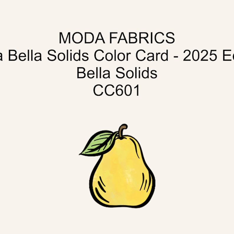 Moda Bella Solids Color Card - 2025 Edition | Moda Fabrics Color Card ...