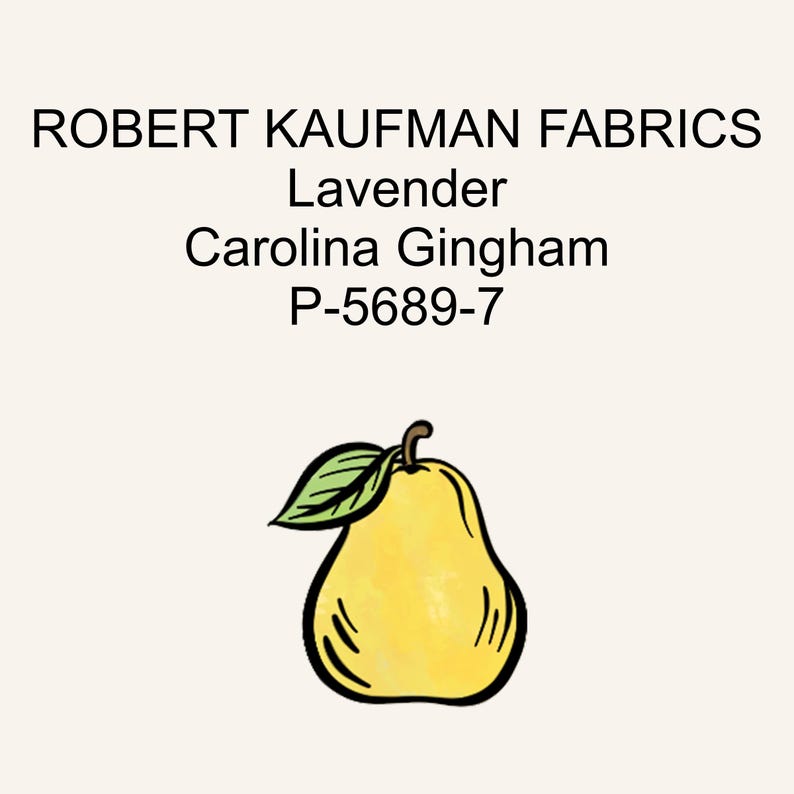 Lavender - 1/8 inch by Robert Kaufman Fabrics | Carolina Gingham Collection | Robert Kaufman Fabric | P-5689-7 image 2