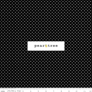 Swiss Dot Black by Riley Blake Designs | Riley Blake Swiss Dot Collection | Riley Blake Designs Fabric | C670-110-BLACK