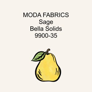Sage by Moda Fabrics | Moda Bella Solids Collection | Moda Fabric | Moda Solids | 9900-35 image 2