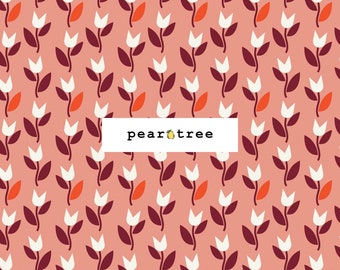 Hello Velo - Pink Floral by Dashwood Studio Fabrics | Dashwood Studio Hello Velo Collection | Dashwood Studio Fabric | VELO-1916