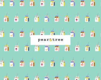 Sunshine Smoothies - Teal Blast Fabric by Cotton + Steel Fabrics | Cotton + Steel A Sunshine Story Collection | Cotton and Steel Fabric | DP