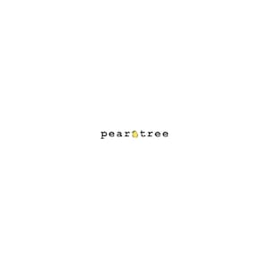 May include: A logo for a company called "peartree" with a stylized pear illustration.