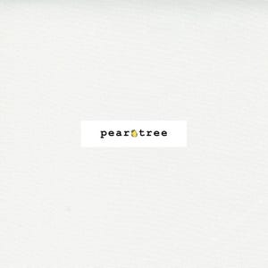 May include: White background with the text "peartree" in black font.