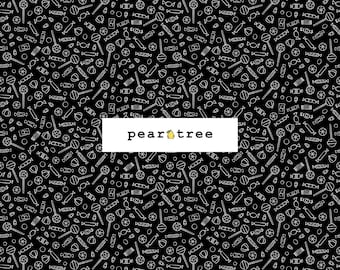 Treats - Halloween Fabric | Northcott Fabrics | Hip Hip Halloween | 10580-99