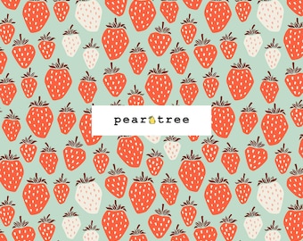 Queen Of Berries - Summer's Day Fabric by Cotton + Steel Fabrics | Cotton + Steel Under The Apple Tree Collection | Cotton and Steel Fabric
