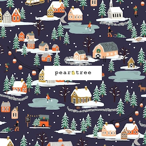 Holiday Village by Cotton + Steel Fabrics | Cotton + Steel Holiday Classics Collection | Cotton and Steel Fabric | RP603-NA2