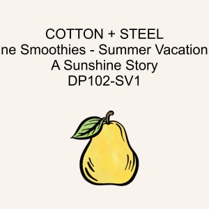 Sunshine Smoothies - Summer Vacation Fabric by Cotton + Steel Fabrics | Cotton + Steel A Sunshine Story Collection | Cotton and Steel Fabric image 2