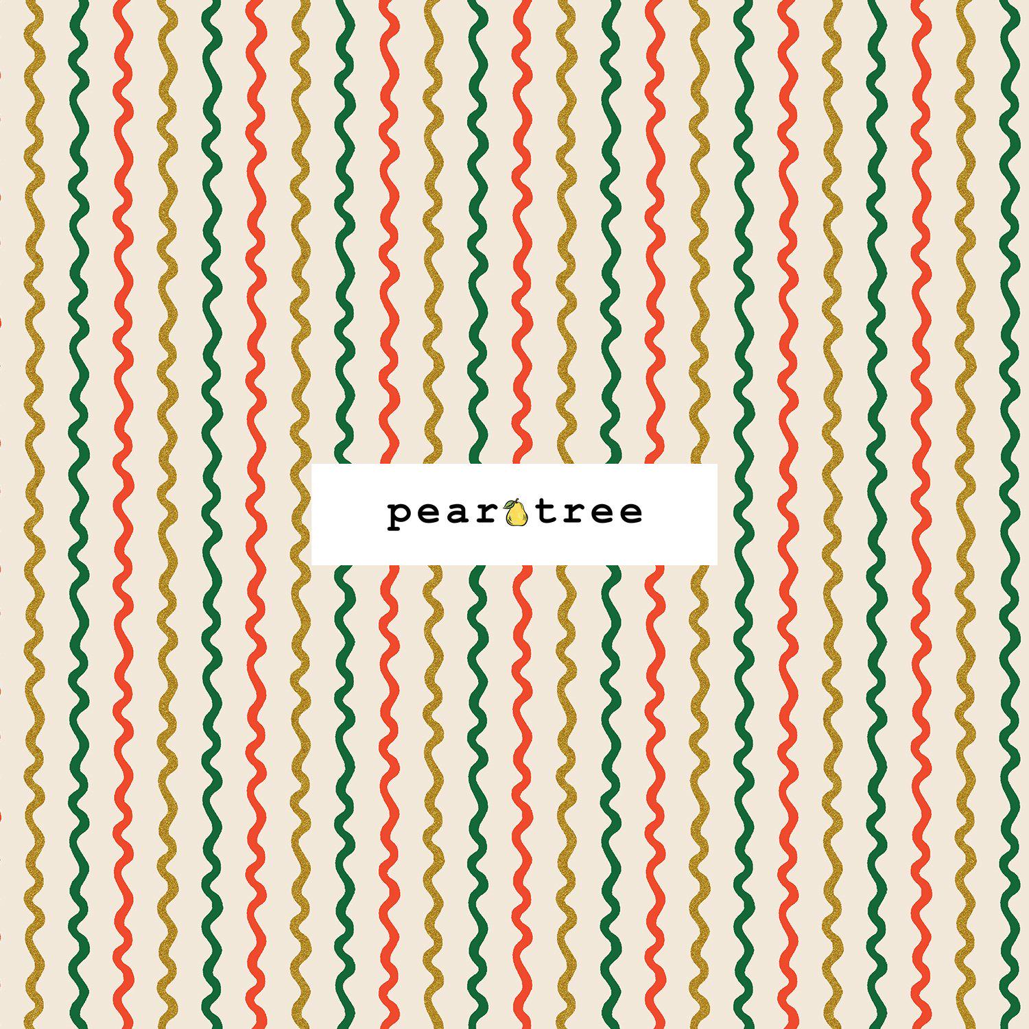 Ribbon Stripe - Cream Metallic Fabric by Rifle Paper Co Fabrics | Rifle Paper Co Rifle Paper Co. Basics Collection | Rifle Paper Fabric | RP