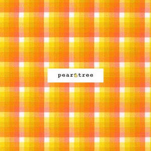 May include: A seamless pattern featuring a bright orange and yellow plaid design with white stripes. The pattern is perfect for use in a variety of crafting projects.