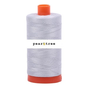 Aurifil Mako Cotton Thread Solid - Dove Gray - 50wt 1422yds | Notions | A1050-2600