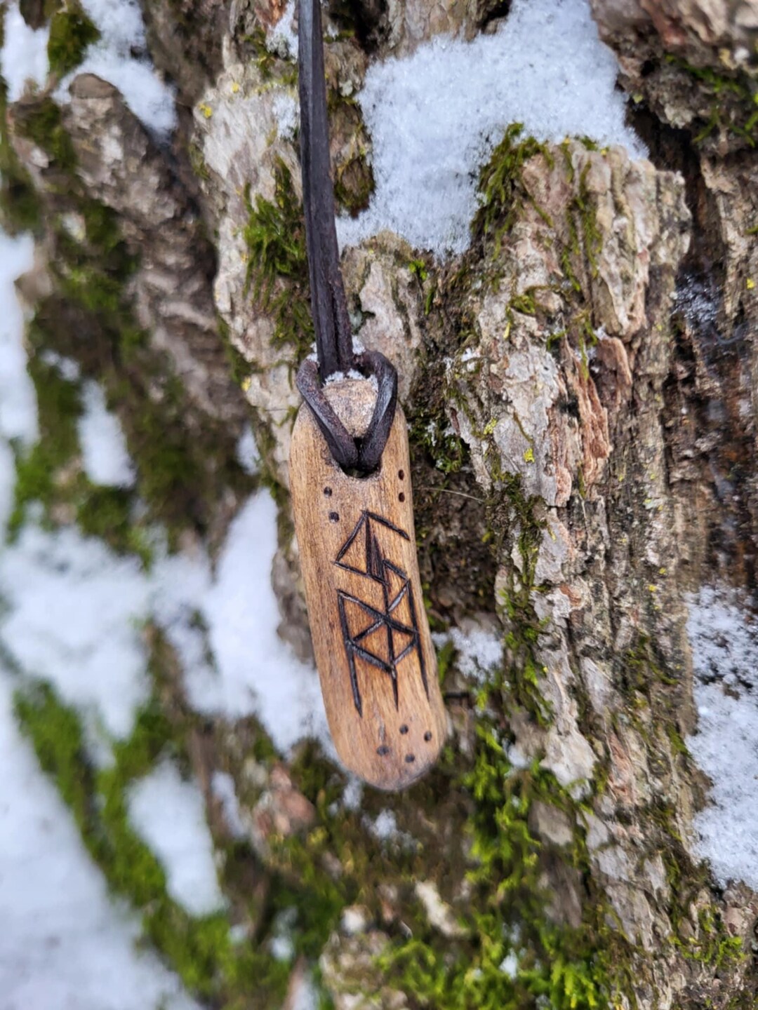 Bindrune Taliman Luck Prosperity Etsy