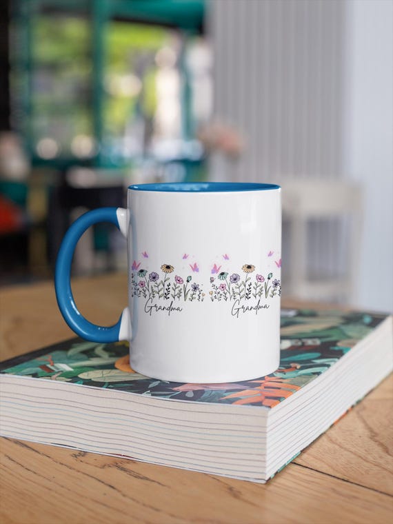Personalized New Grandma Coffee Mug,Accent Mug, 11oz, 15oz,Grandmother  Gift,Mother's Day Present,Gift Christmas Gifts,Pregnancy Announcement