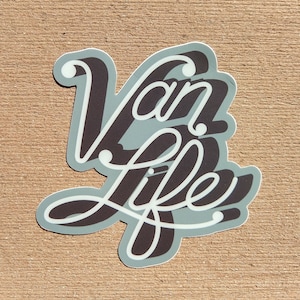 Van Life Sticker - size: 3.5&quot; x 3.46&quot;