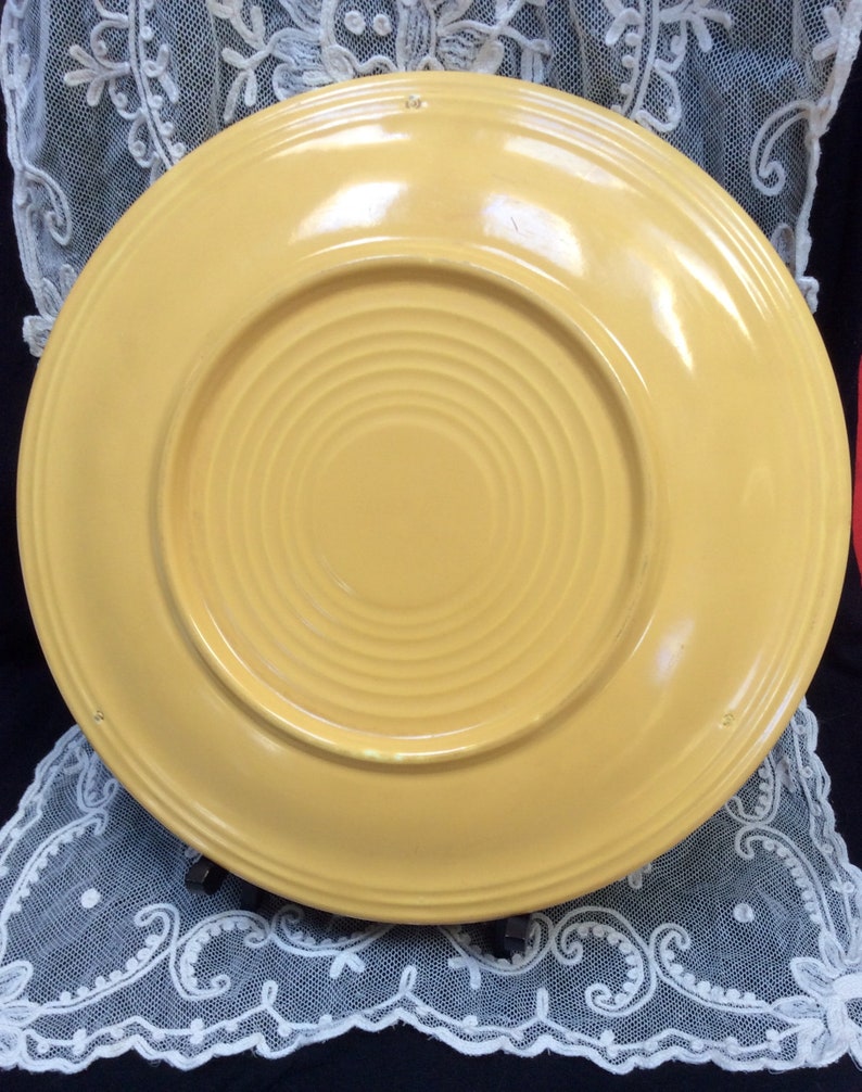 Original Fiestaware Dinner Plate Yellow Sunflower Yellow Etsy