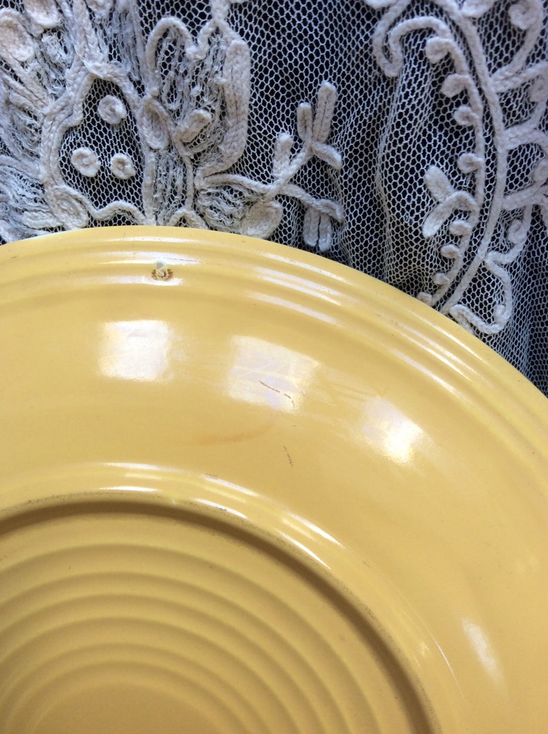 Original Fiestaware Dinner Plate Yellow Sunflower Yellow Etsy